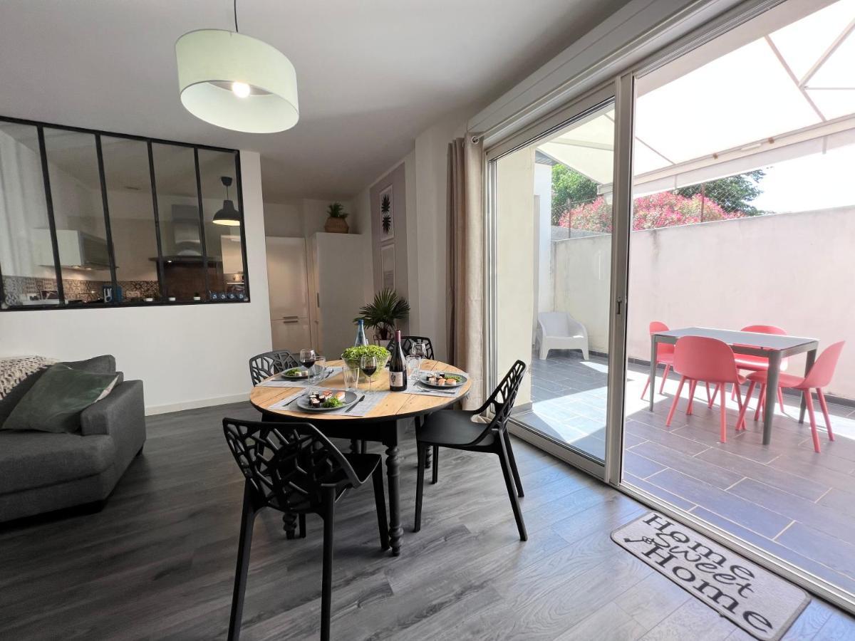 Appart T3 Le Patio - Avec Terrasse Boujan-sur-Libron Ngoại thất bức ảnh